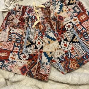 PacSun Multicolor Geometric Athletic Shorts